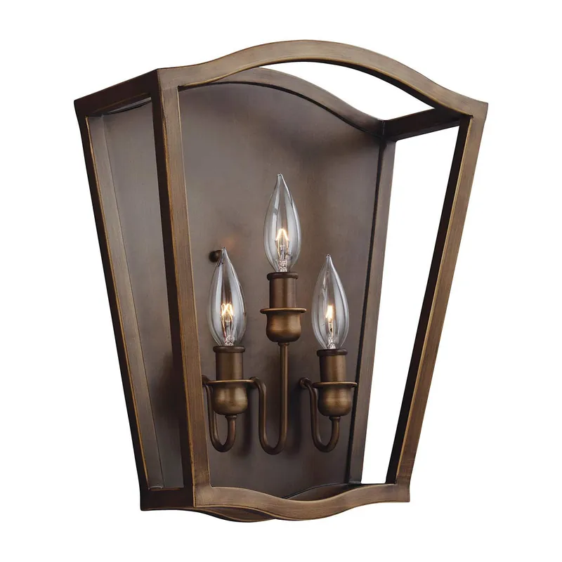 Applique da parete moderna con diffusore in acciaio con 3 lampadine - 60W - IP20 Prezzo Basso