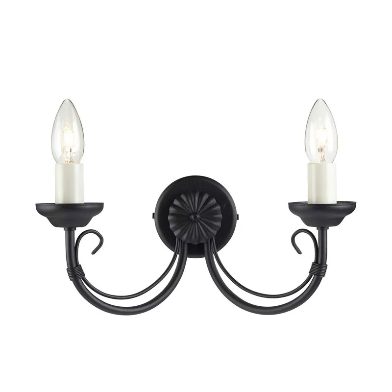 Applique da parete in acciaio dal design classico con doppio diffusore - 60W - IP20 Ultimissimo Modello