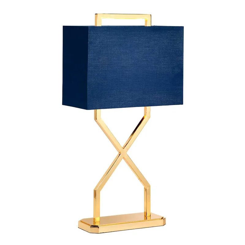 Offerta Del Giorno Lampada da tavolo moderna con struttura in acciaio e diffuosre in tessuto - 60W - IP20