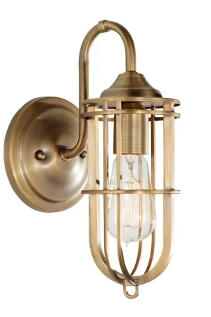 A Buon Prezzo Applique da parete con struttura in acciaio dal design industrial moderno - 60W - IP20