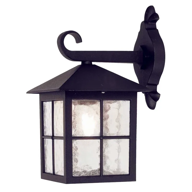 Quantità Limitata Applqiue da parete per esterni con struttura in alluminio e diffusore in vetro - 100W - IP44