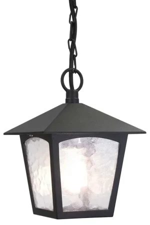 Affare Lampada a sospensione da esterni con struttura in alluminio e diffusore in vetro - 100W - IP44