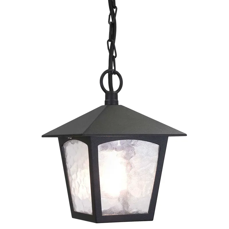 Affare Lampada a sospensione da esterni con struttura in alluminio e diffusore in vetro - 100W - IP44