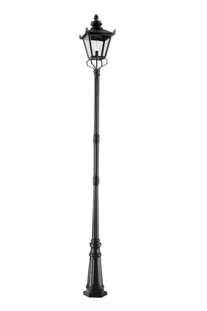 A Buon Prezzo Lampione da giardino con struttura in alluminio e acciaio e diffusore in vetro - 100W - IP44
