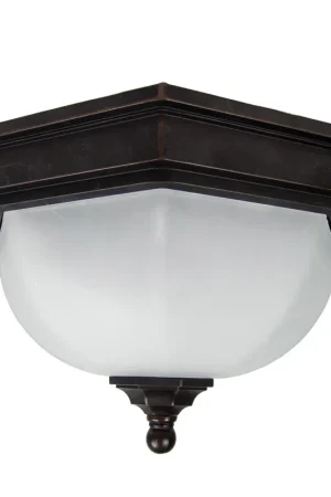 Acquista Ora Applique da parete per esterni con struttura in alluminio e diffusore in vetro - 60W - IP44