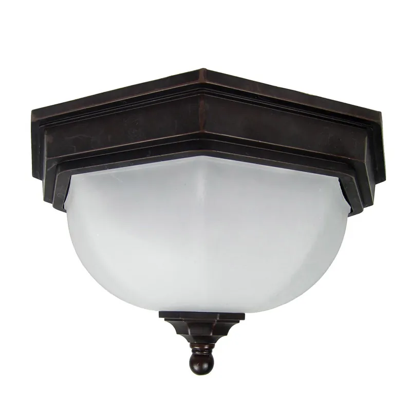 Acquista Ora Applique da parete per esterni con struttura in alluminio e diffusore in vetro - 60W - IP44