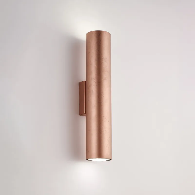 Di Tendenza Applique da parete in metallo con doppio diffusore dal design moderno - 35W - IP20
