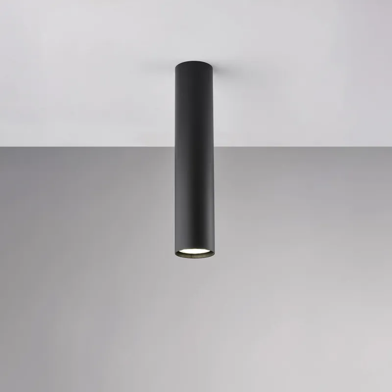 Lampada da soffitto in metallo con diffusore cilindrico dal design moderno - 35W - IP20 Ultima Occasione