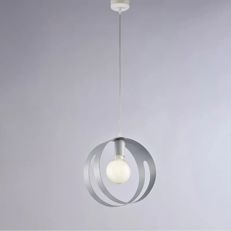 Lampada a sospensione moderna con struttura e con singolo diffusore in metallo - 55W - IP20 Prezzo Basso