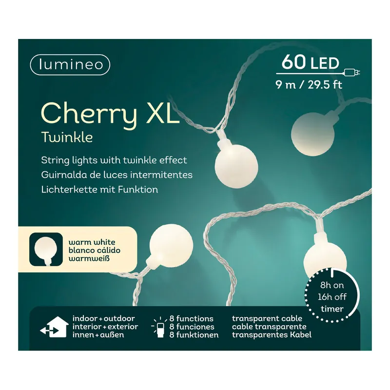Luci per albero di natale con 60 LED luce calda Acquista Ora