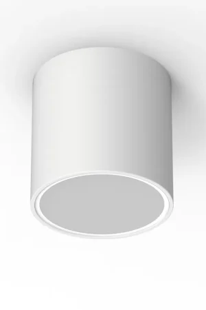 Popolare Plafoniera da esterno grande in alluminio con diffusore in vetro rotondo - 20W - IP54