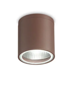 Plafoniera da esterno con struttura in alluminio e diffusore in vetro - 28W - IP55 Spedizione Espresso