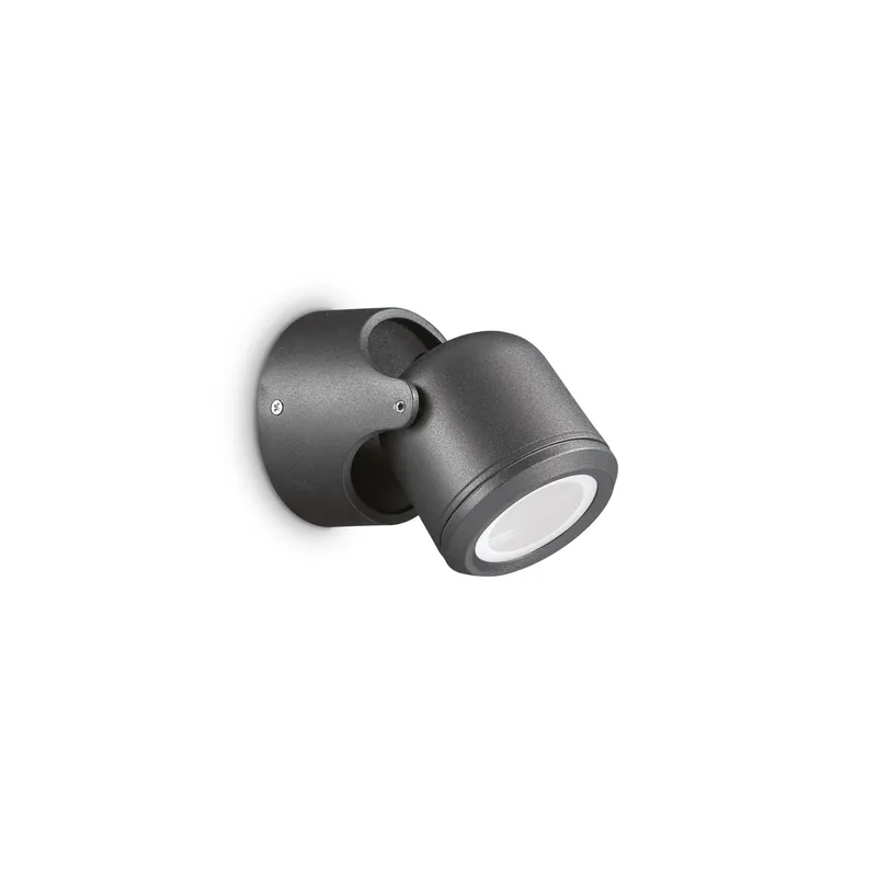 Applique da esterno in alluminio e diffusore orientabile in vetro temperato - 28W - IP44 Prezzo Scontato