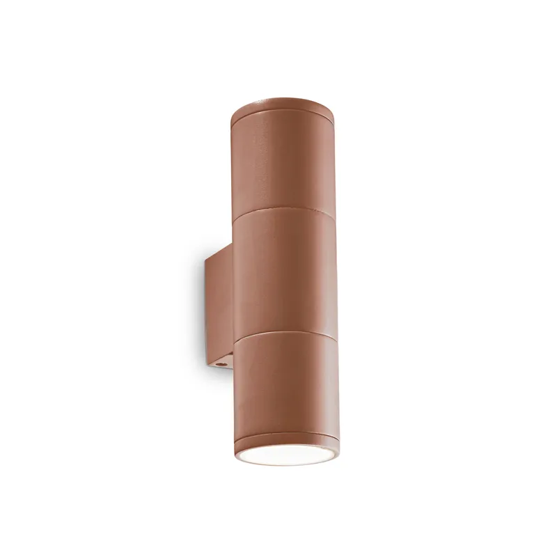 Applique da esterno con struttura in alluminio e doppio diffusore in vetro - 35W - IP44 Pagamento Sicuro