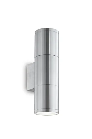Vendita Finale Applique da esterno con struttura in alluminio e doppio diffusore in vetro - 35W - IP44