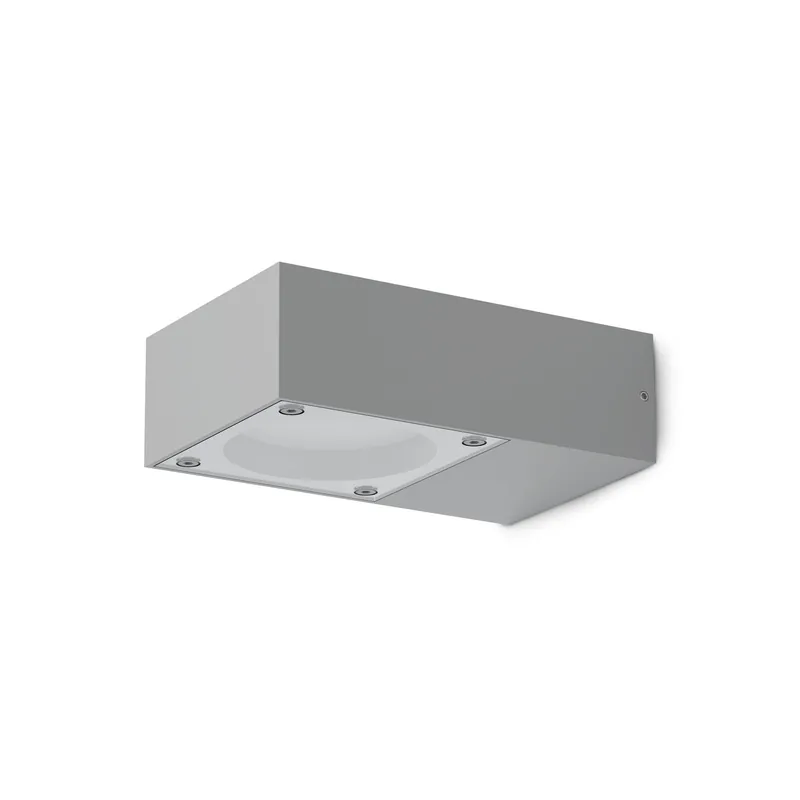 Novità Applique per esterni con struttura in alluminio e diffusore in vetro temperato - 9W - IP65