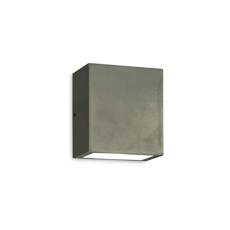 Applique a led esterno struttura in alluminio e doppio diffusore in vetro - 11W - Lumen 1000 - 3000k Luce Calda - IP65 Professionale