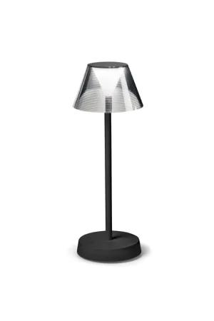 Ultimissimo Modello Lampada da tavolo a led dimmerabile struttura iin metallo e pvc - 2W - Lumen 150 - 3000k Luce Calda - IP54