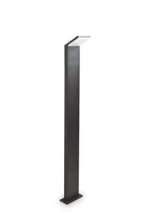 Ultimissimo Modello Lampione da giardino a led struttura alta in alluninio e diffusore in acrilico - 9W - Lumen 1050 - 4000k Luce Naturale - IP54