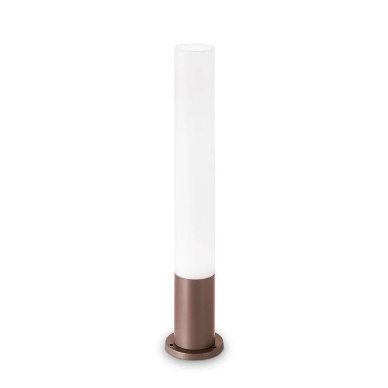 Paletto luce da giardino rotondo in alluminio e diffusore in policarbonato - 15W - IP44 Solo Oggi