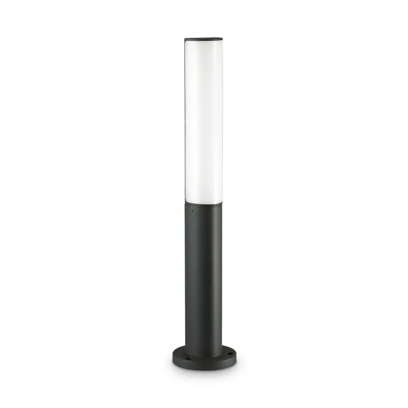 Paletto luce da giardino a led in alluminio rotonda e diffusore in policarbonato - 9W - Lumen 1100 - 4000k Luce Naturale - IP44 Economico