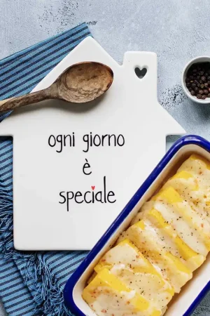 Sottopentola in gres a forma di casa pratico e decorativo per la tua cucina Offerta Lampo