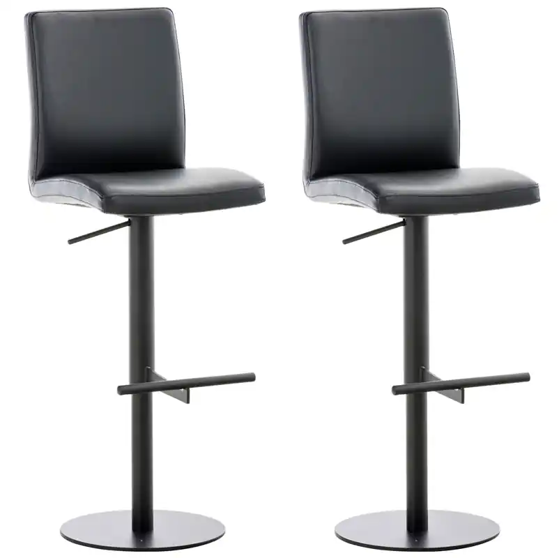 Must-Have Set di 2 sgabelli da bar Cadiz con rivestimento in similpelle
