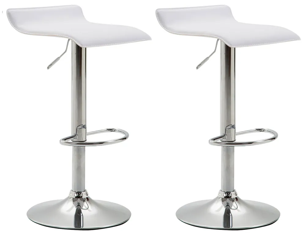 Subito Disponibile Set 2 Sgabelli Bar Dyn V2 In Similpelle