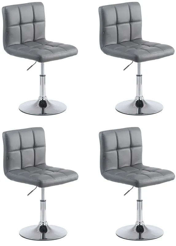 Set 4 sedie da lounge Palma similpelle Offerta Limitata