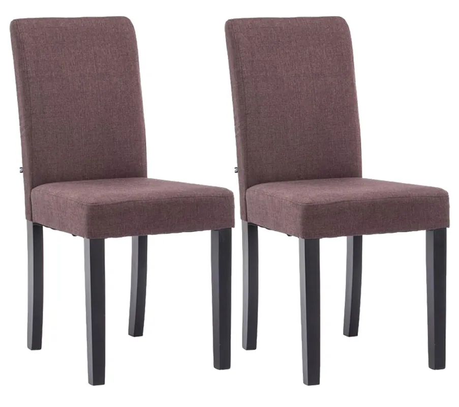 Set 2 sedie da pranzo Ina in stoffa Nuova Collezione