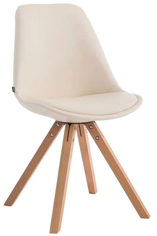Sedia pranzo Laval in similpelle gambe quadrate Compra Oggi Stesso