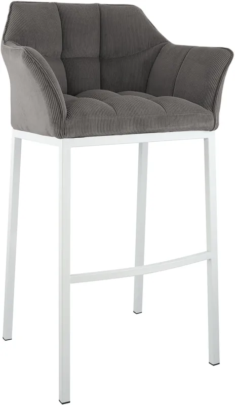 Sgabello Bar Damaso con Rivestimento In Corda e Base a Quattro Gambe Offerta