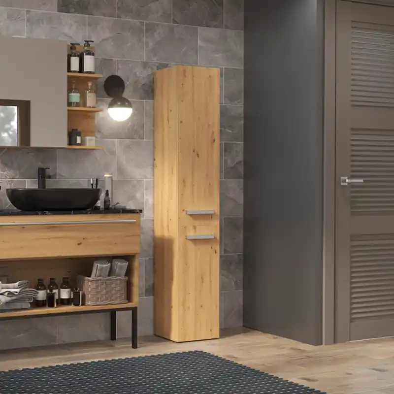 Colonna bagno a terra 1 anta 31xH174 rovere oldwook Altis Promozione Esclusiva