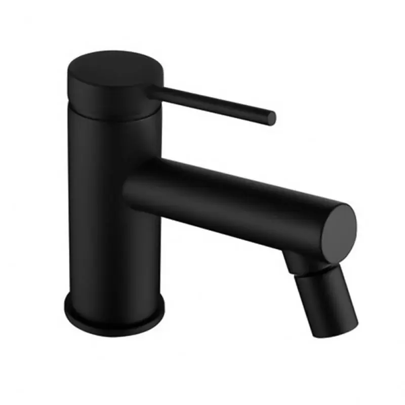 Miscelatore bidet in ottone nero opaco con leva monocomando slim Alba Spedito Oggi