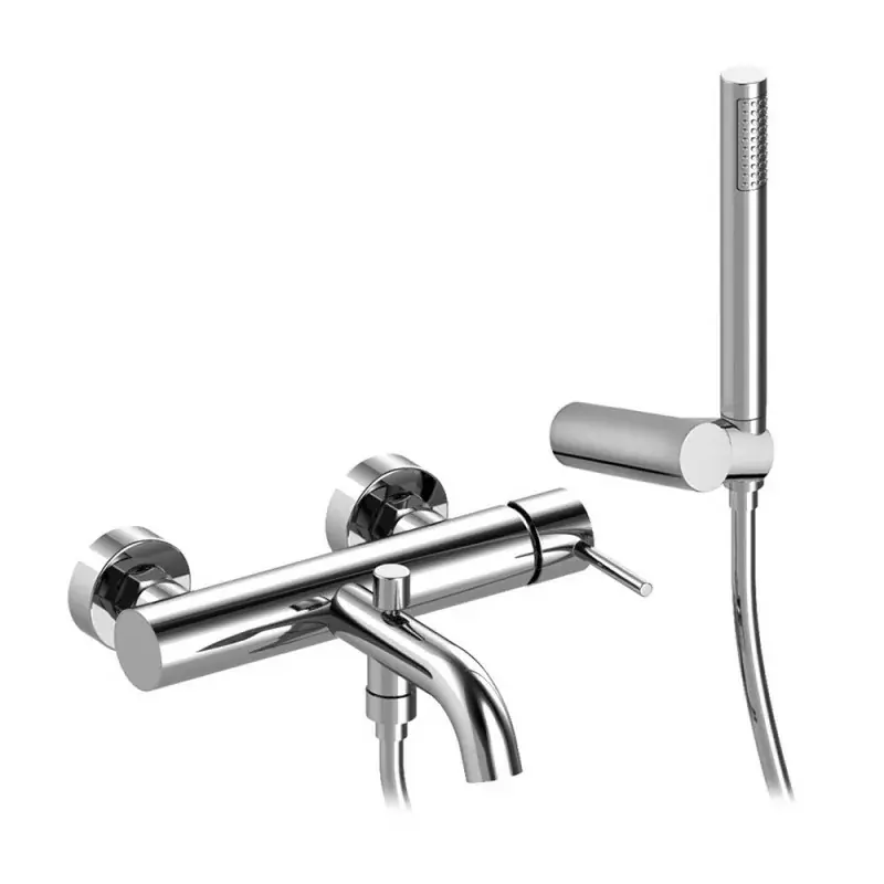 Compra Online Miscelatore vasca cromo in ottone con leva slim completo di accessori Alba