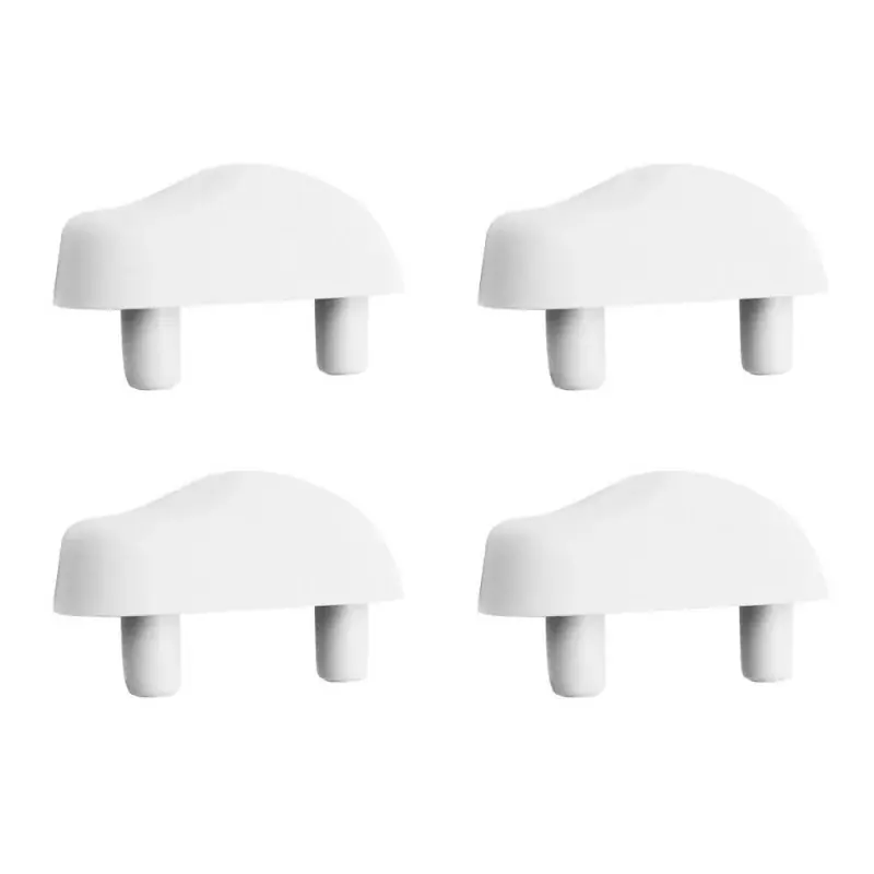 Paracolpi sagomati per wc con bordo tondo 42x25mm 4 pezzi Offerta Lampo