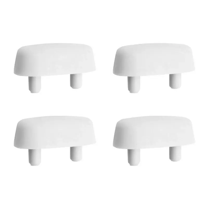 Paracolpi wc ad incastro ovali 45x21 mm in plastica 4 pezzi Offerta Del Giorno