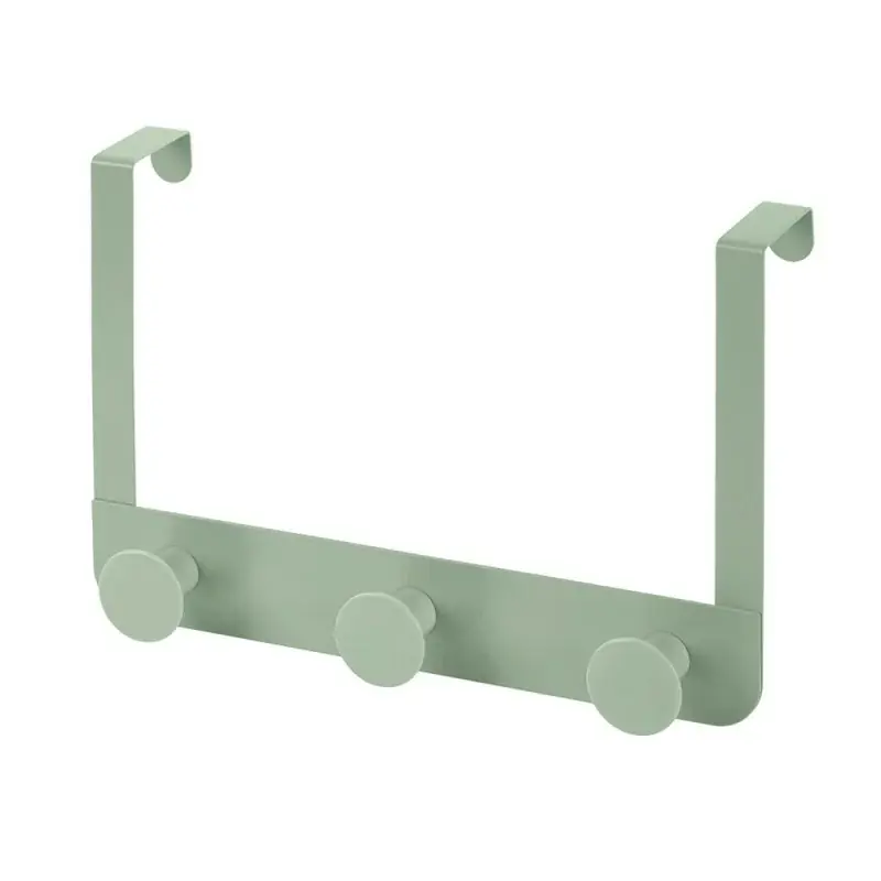 Offerta Gancio bagno triplo in acciaio e plastica verde tondo Fiore