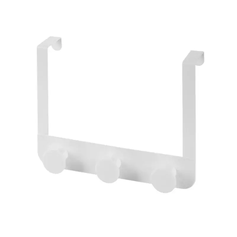 A Buon Prezzo Gancio bagno triplo in acciaio e plastica bianco tondo Fiore