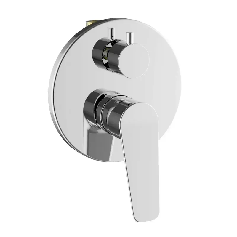Miscelatore doccia in ottone cromato lucido con deviatore Vegas Esclusivo