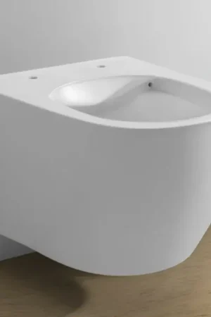 Wc sospeso rimless in ceramica bianco opaco Tokyo Scelto Dai Clienti