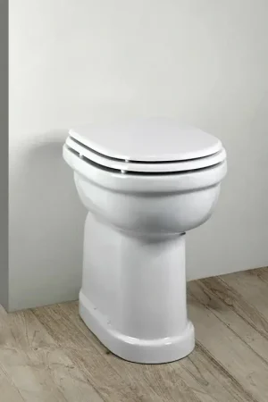 Wc per anziani H49 cm con scarico a pavimento Offerta Del Giorno