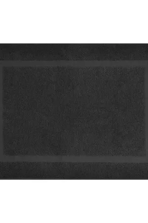Tappeto scendi doccia 100% cotone colore Nero 45x65 cm Promozione