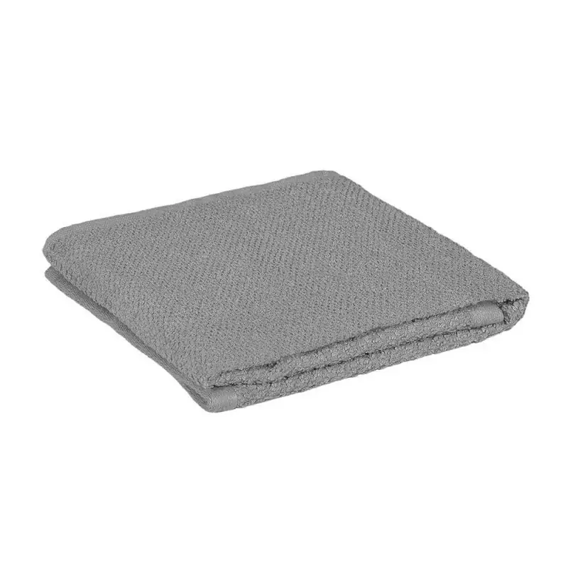 Asciugamani ospite per bagno 55x100 cm grigio in cotone 100% Reso Gratuito