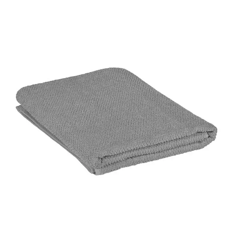 Telo bagno per doccia 90x140 cm grigio in cotone 100% Prezzo Scontato