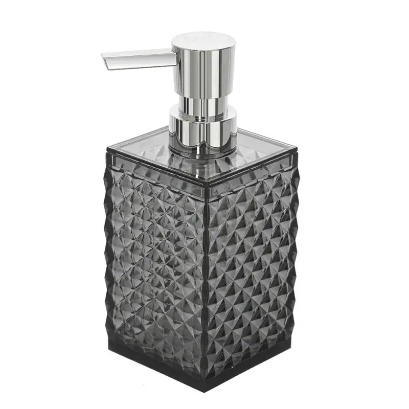Offerta Del Giorno Dispenser Sapone Nero Trasparente In Plastica AS