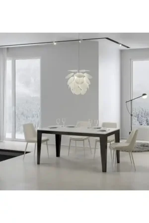 A Buon Prezzo Itamoby Tavolo allungabile Flame Evolution in nobilitato e talaio in ferro antracite da 180(284)x90 cm