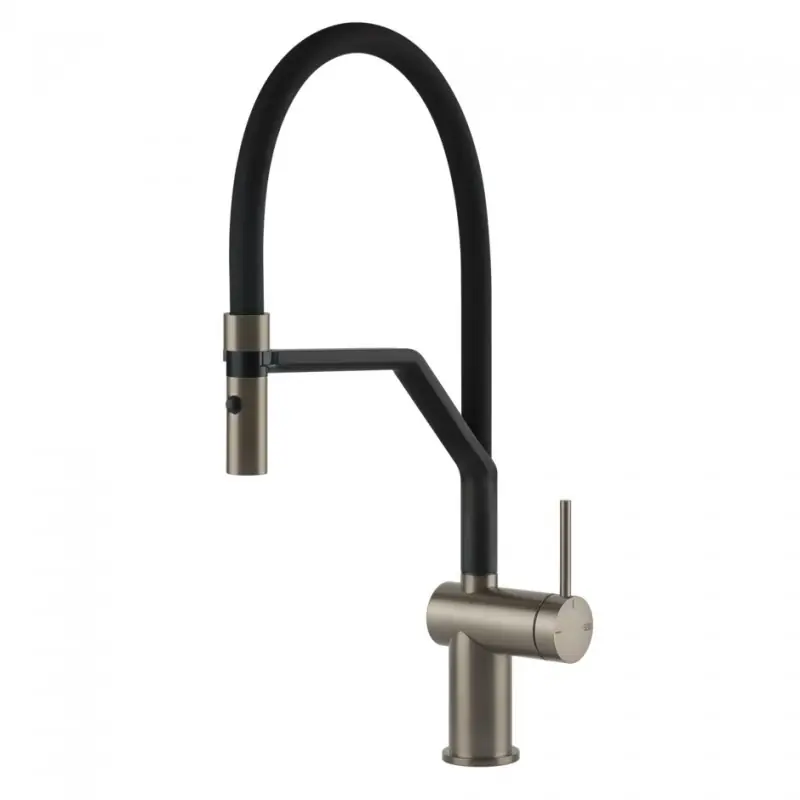 Gessi Miscelatore semi pro monocomando con doccetta estraibile Inedito Collection 60429 149 finitura Finox Promozione Esclusiva