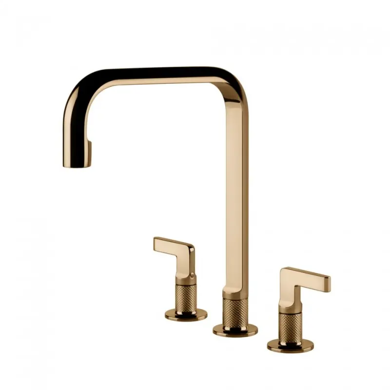 PRONTA CONSEGNA - Gessi Miscelatore a 3 fori Inciso Collection 58701 735 finitura Warm Bronze Offerta