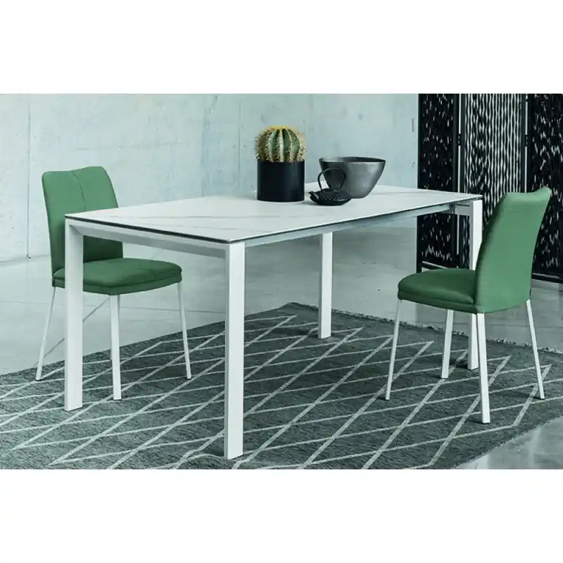 Must-Have Sedit Tavolo allungabile Evolution con struttura in metallo e piano a scelta